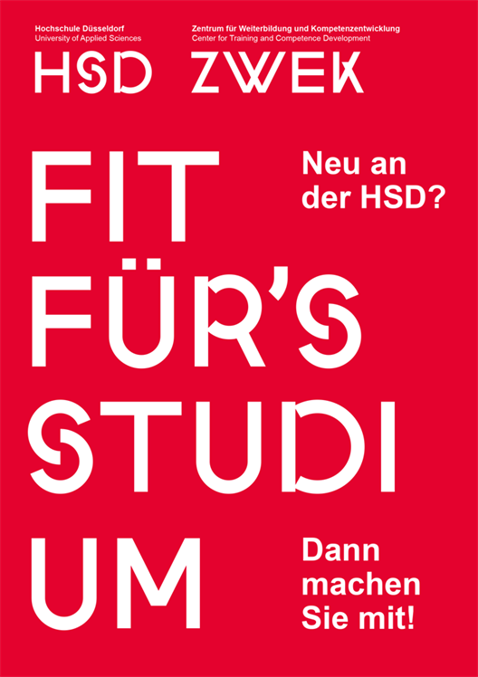 Handzettel Fit für's Studium